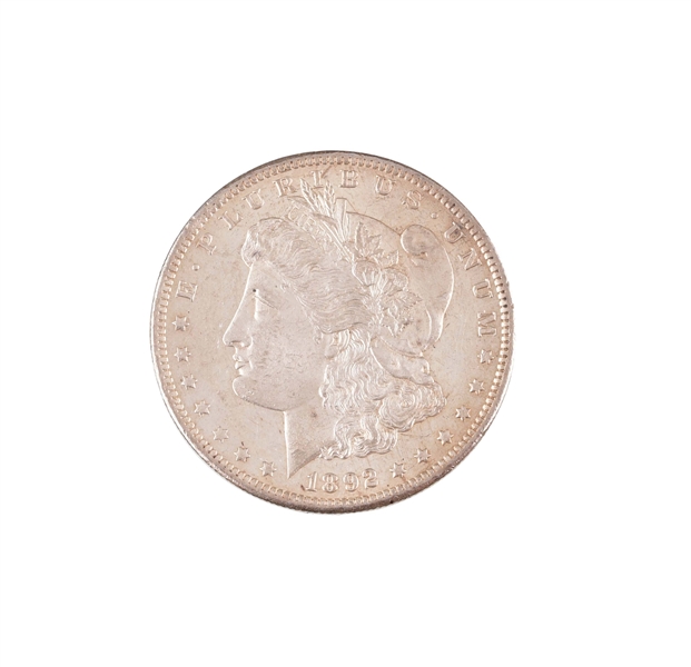 1892-CC CARSON CITY SILVER DOLLAR.