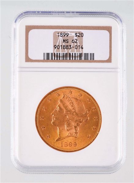 1899 $20 GOLD LIBERTY.