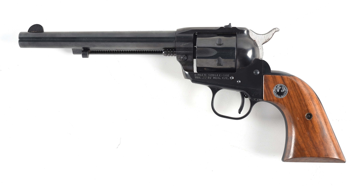(C) RUGER SINGLE-SIX SINGLE ACTION REVOLVER.
