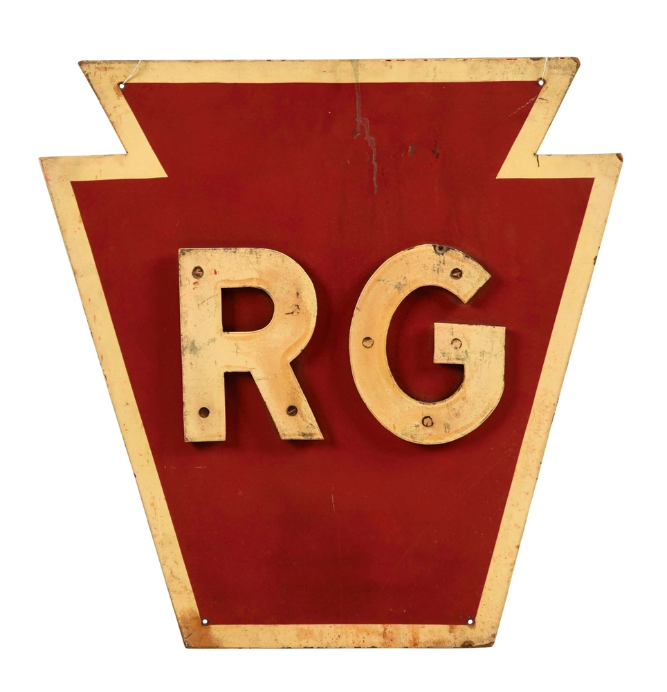 PRR "RG" TOWER SIGN.