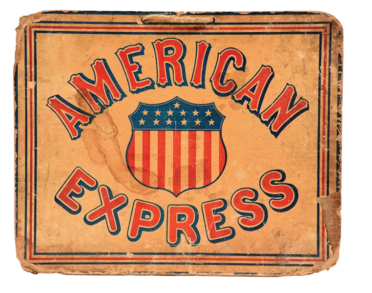 AMERICAN EXPRESS DOUBLE-SIDED SIGN.
