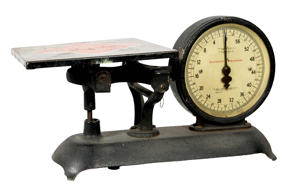 RAILWAY EXPRESS AGENCY TABLETOP PACKAGE SCALE.