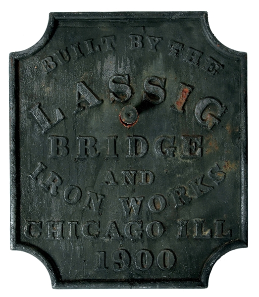 LASSIG BRIDGE AND IRON WORKS, CHICAGO, IL.