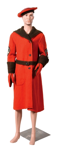NORTHERN PACIFIC WINTER WOOL UNIFORM ON MANNEQUIN.