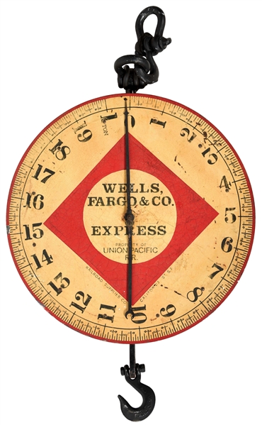 WELLS FARGO & CO EXPRESS HANGING SCALE.