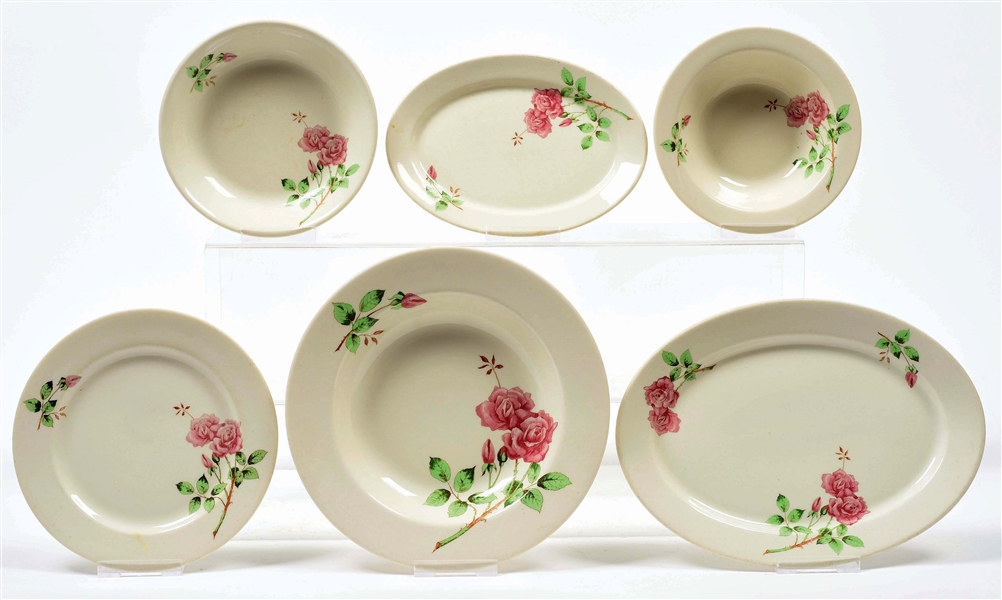 LOT OF UNION PACIFIC "PORTLAND ROSE" CHINA.