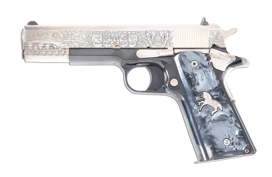 (M) COLT MEXICAN HERITAGE 1911 SEMI-AUTOMATIC PISTOL WITH FACTORY BOX.