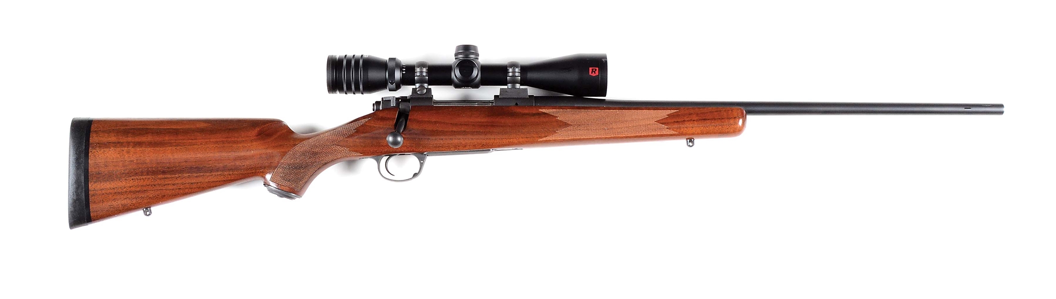 (M) KIMBER 84M .338 FEDERAL BOLT ACTION RIFLE WITH SCOPE.