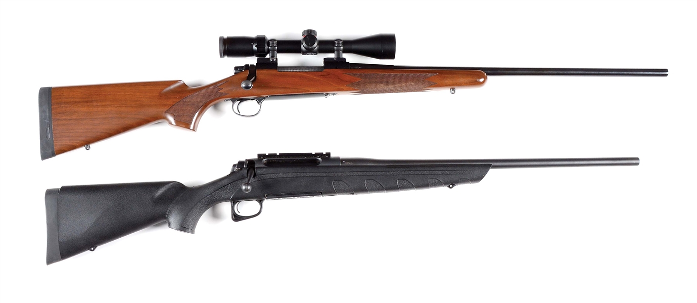 (M) LOT OF 2: REMINGTON 700 AND 770 BOLT ACTION RIFLES.