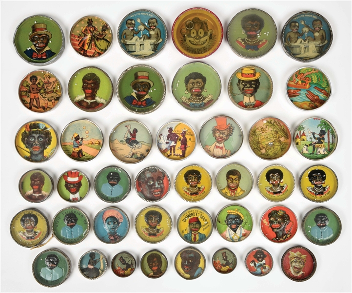 LARGE LOT OF AFRICAN AMERICAN-RELATED POCKET DEXTERITY GAMES. 