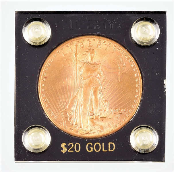 1925 ST. GAUDENS $20 COIN.