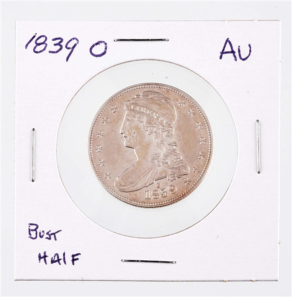 1839-O BUST HALF DOLLAR.