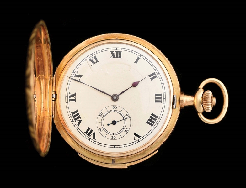 18K GOLD SWISS MINUTE REPEATER H/C POCKET WATCH, SIGNED J. BORBOLLA.