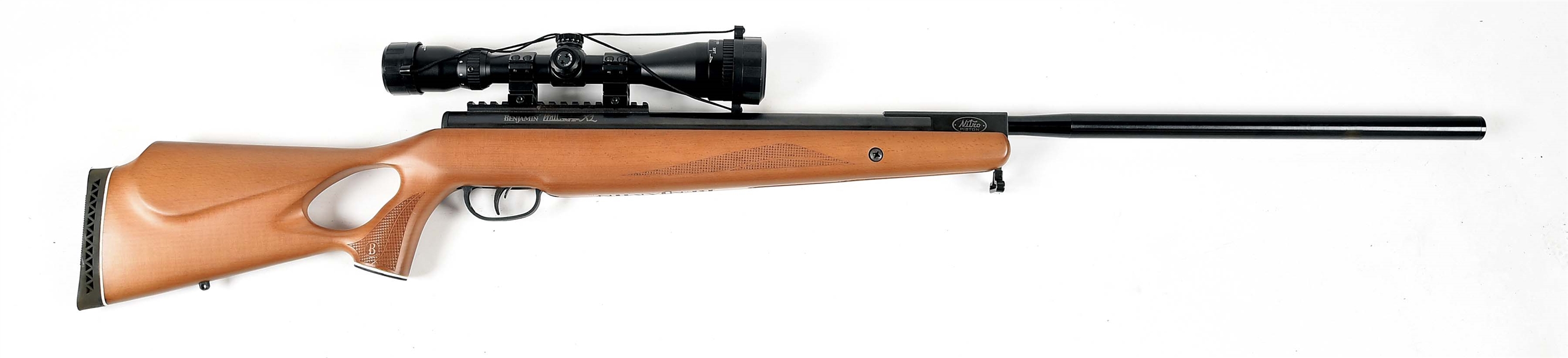 BENJAMIN TRAIL NP XL .25 AIR RIFLE WITH SCOPE.