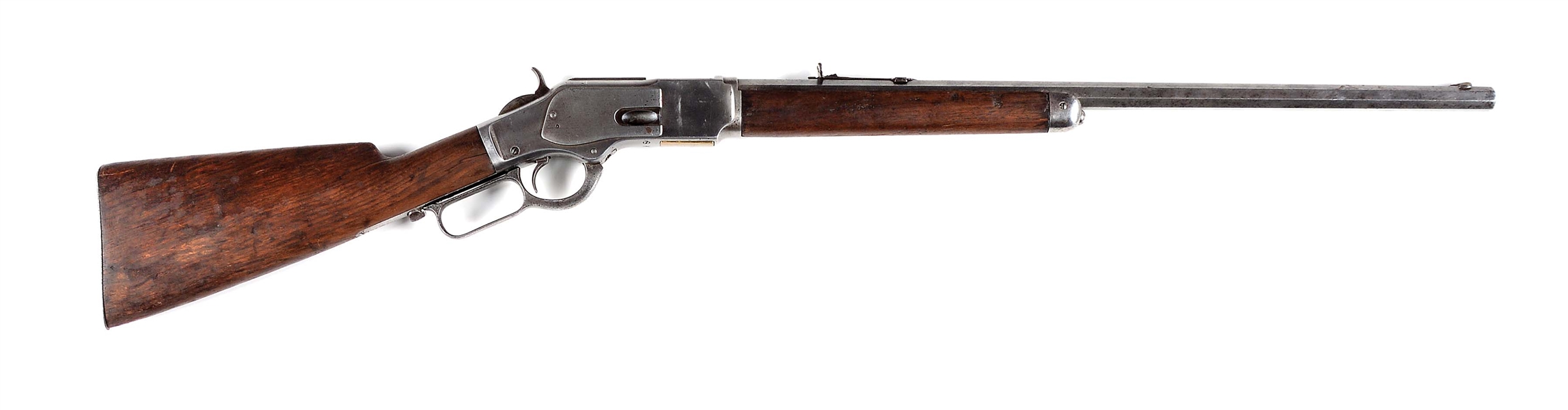 (A) WINCHESTER MODEL 1873 .32 WCF LEVER ACTION RIFLE.