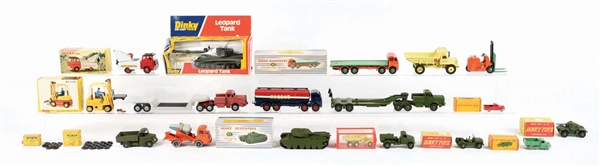 APPROXIMATELY 15 VARIOUS DIE-CAST DINKY TOYS.