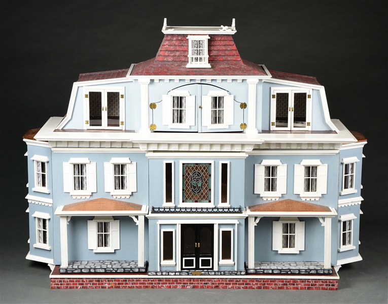 LARGE DOLL HOUSE BY PAUL A. BROUDER.
