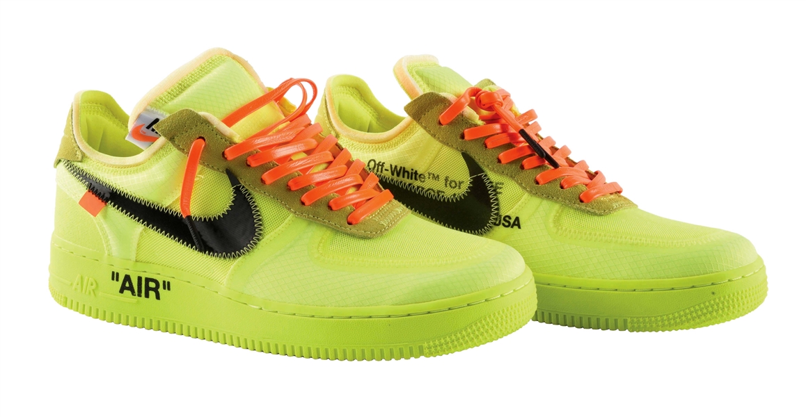 NIKE OFF WHITE AIR FORCE 1 VOLT.