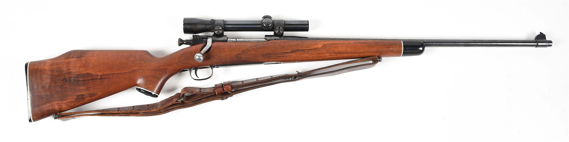 (C) SPORTERIZED US SPRINGFIELD 1903 BOLT ACTION RIFLE WITH SCOPE.