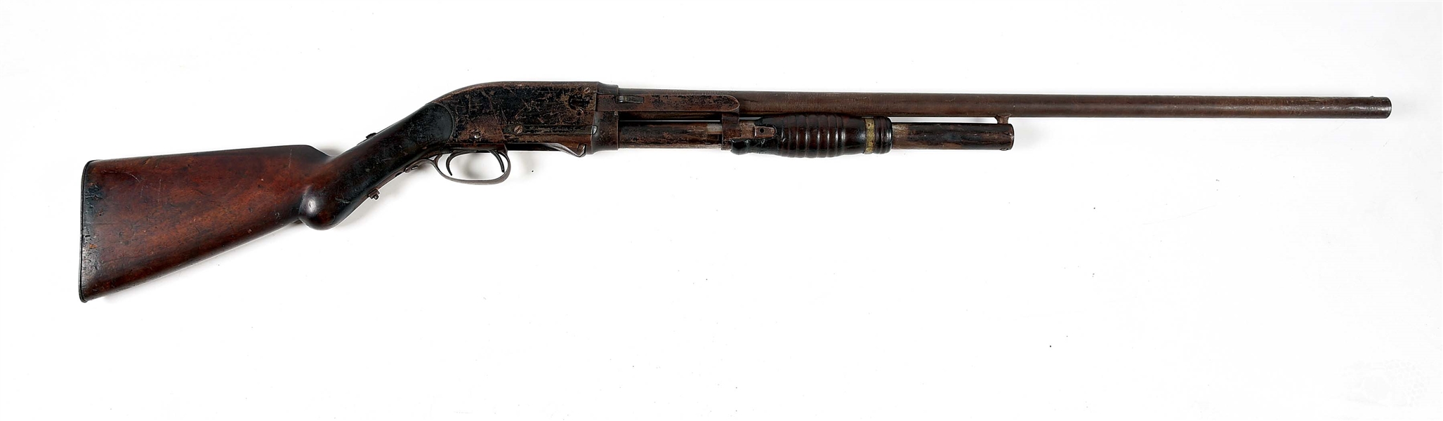 (A) SPENCER MODEL 1890 REPEATING SHOTGUN 