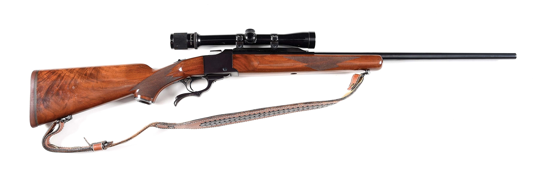 (M) RUGER NO. 1 .270 WINCHESTER SINGLE SHOT RIFLE WITH BOX