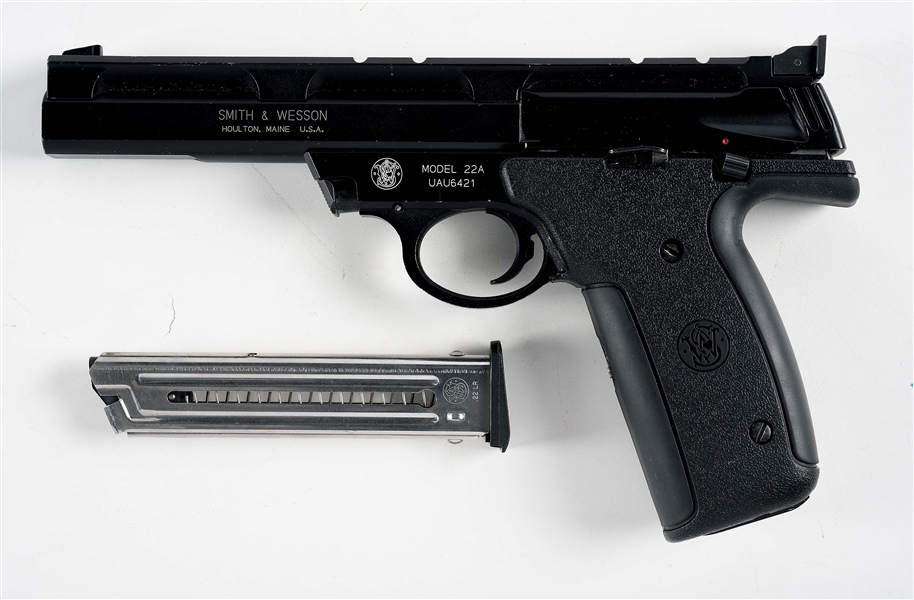 (M) SMITH AND WESSON 22A SEMI-AUTOMATIC PISTOL.