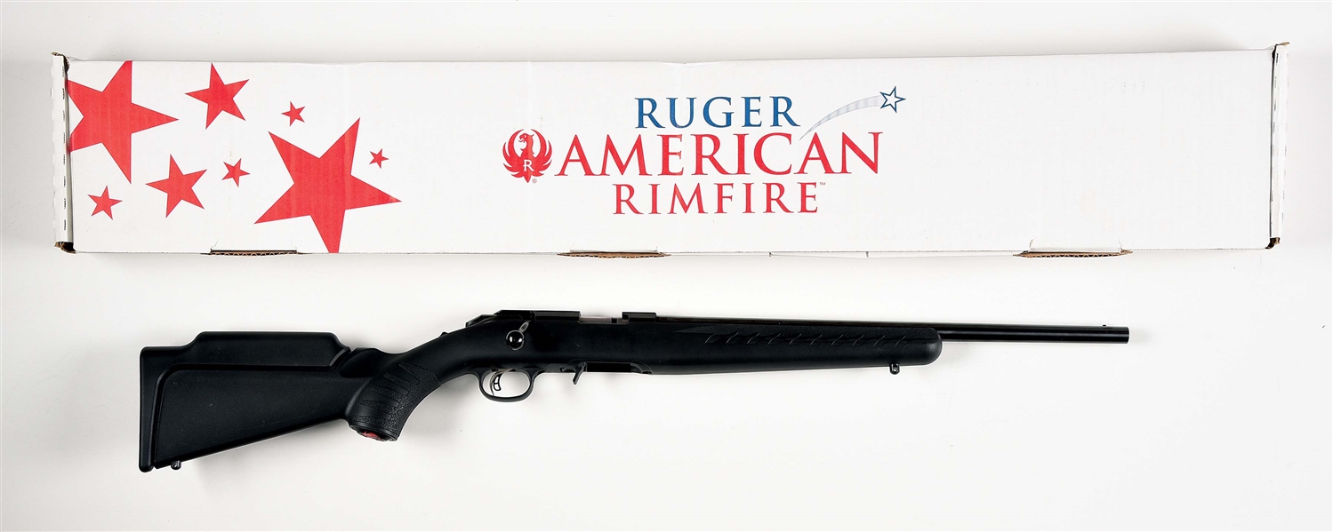 (M) RUGER AMERICAN BOLT ACTION RIFLE WITH BOX.