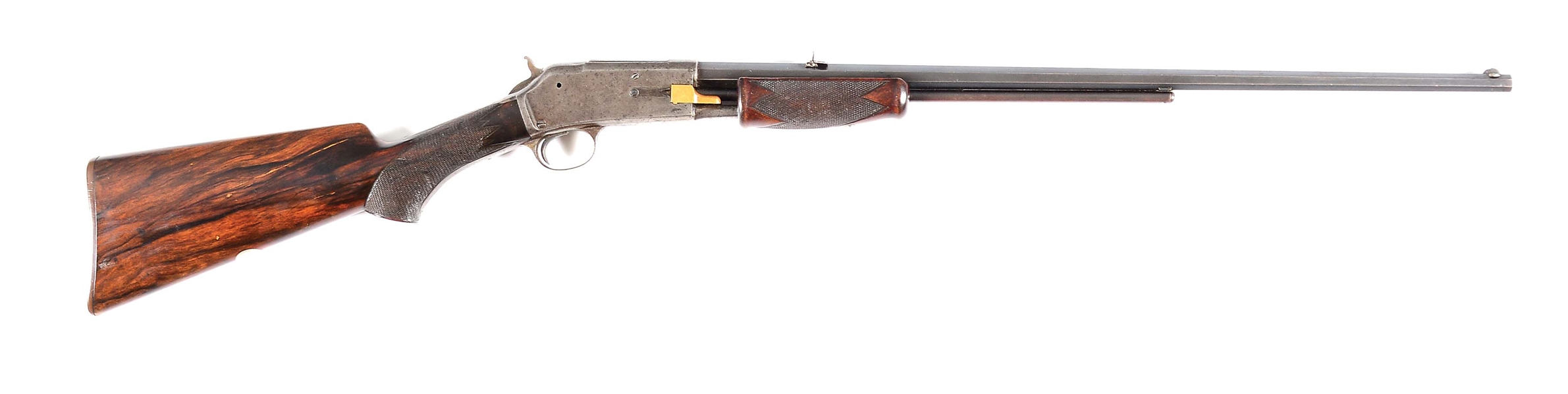 (A) COLT LIGTHING DELUXE SMALL FRAME SLIDE ACTION RIFLE.