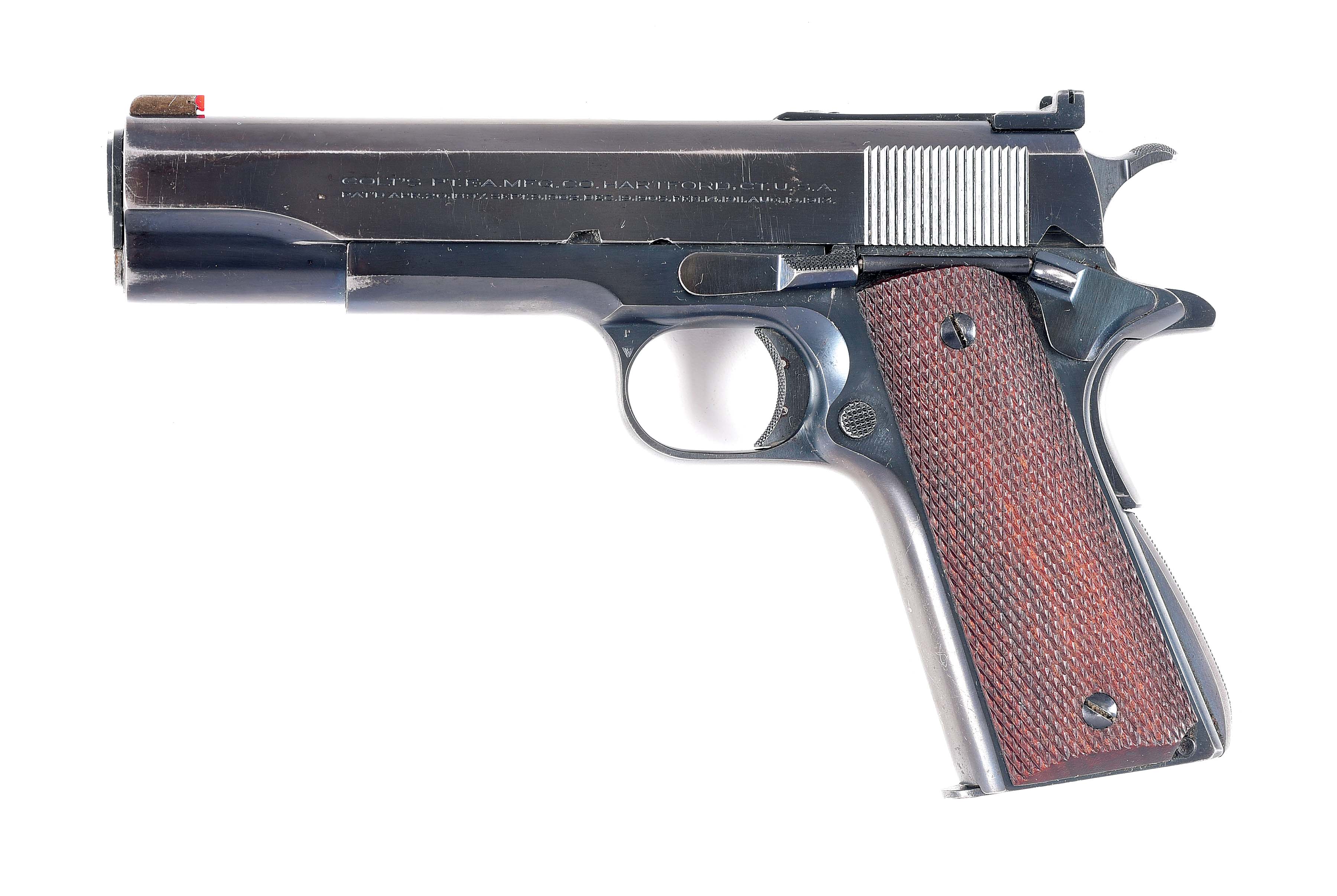 Lot Detail - (C) COLT NATIONAL MATCH 1911 SEMI-AUTOMATIC PISTOL WITH ...