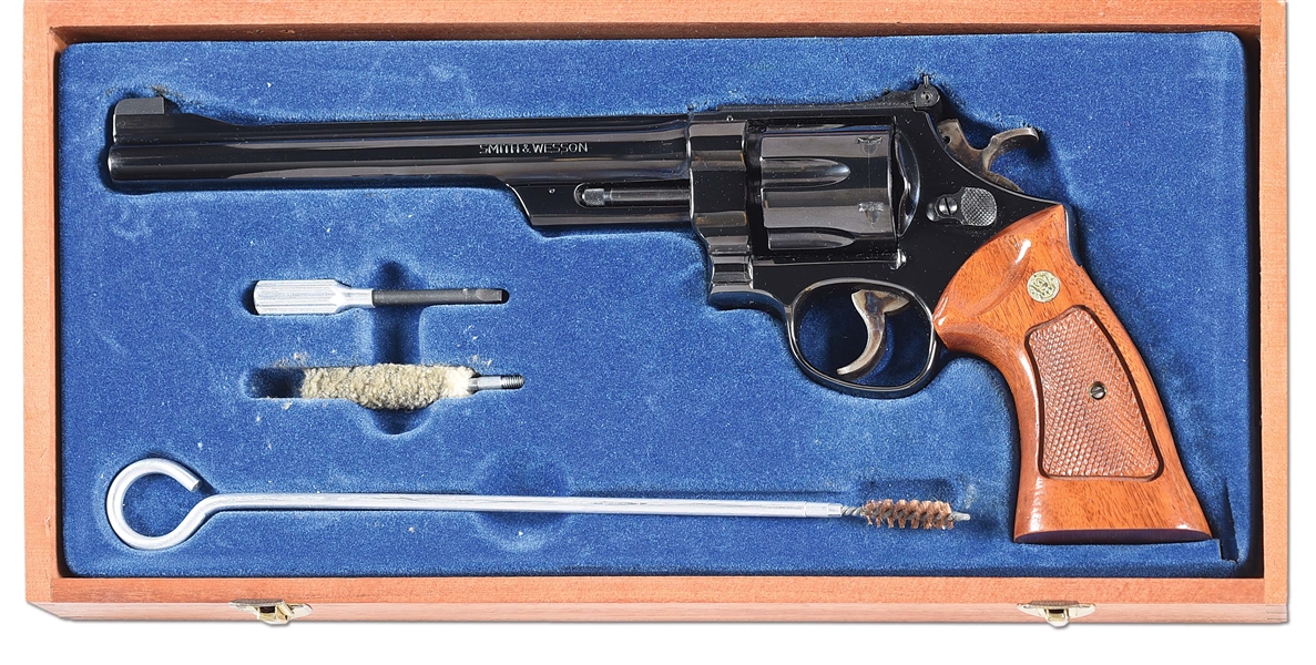 (M) CASED SMITH & WESSON 27-2 .357 MAGNUM DOUBLE ACTION REVOLVER.