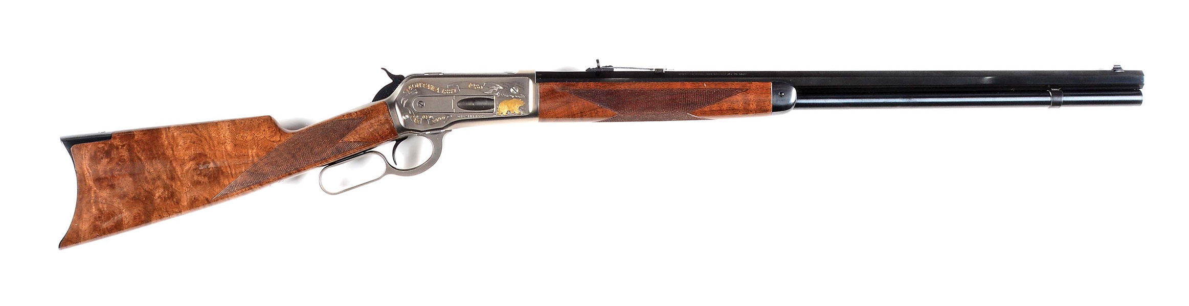 (M) BROWNING MODEL 1886 MONTANA CENTENNIAL .45-70 LEVER ACTION RIFLE.