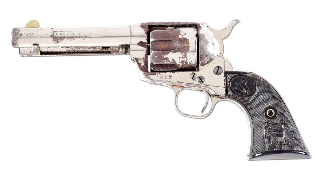 (A) COLT SINGLE ACTION ARMY FRONTIER SIX SHOOTER REVOLVER