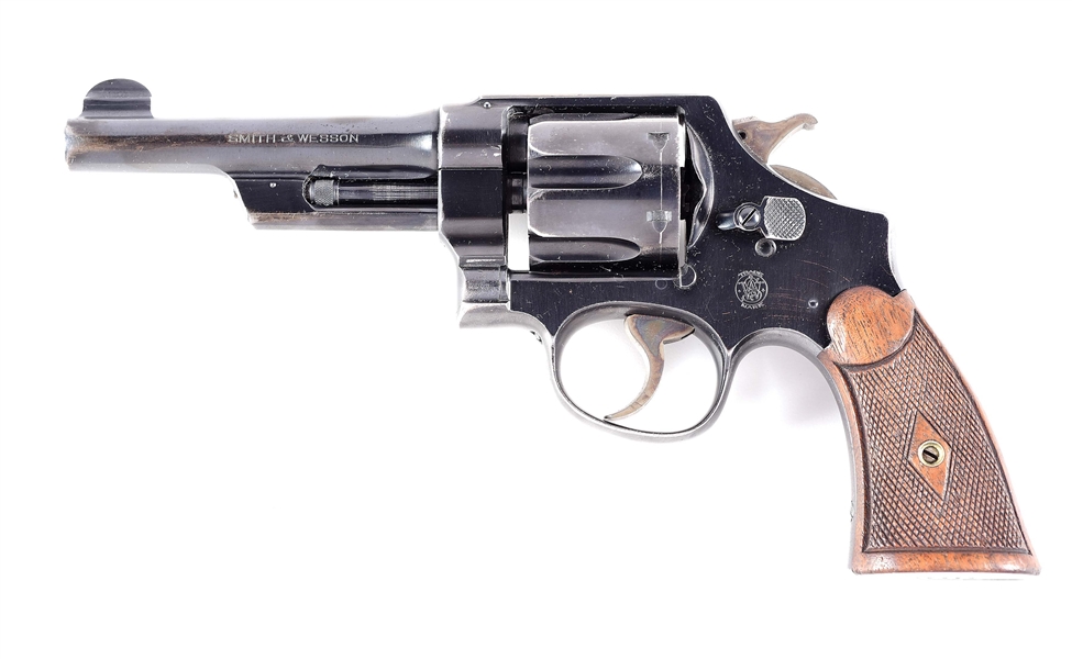 (C) SMITH AND WESSON .44 HAND EJECTOR 3RD MODEL DOUBLE ACTION REVOLVER. 