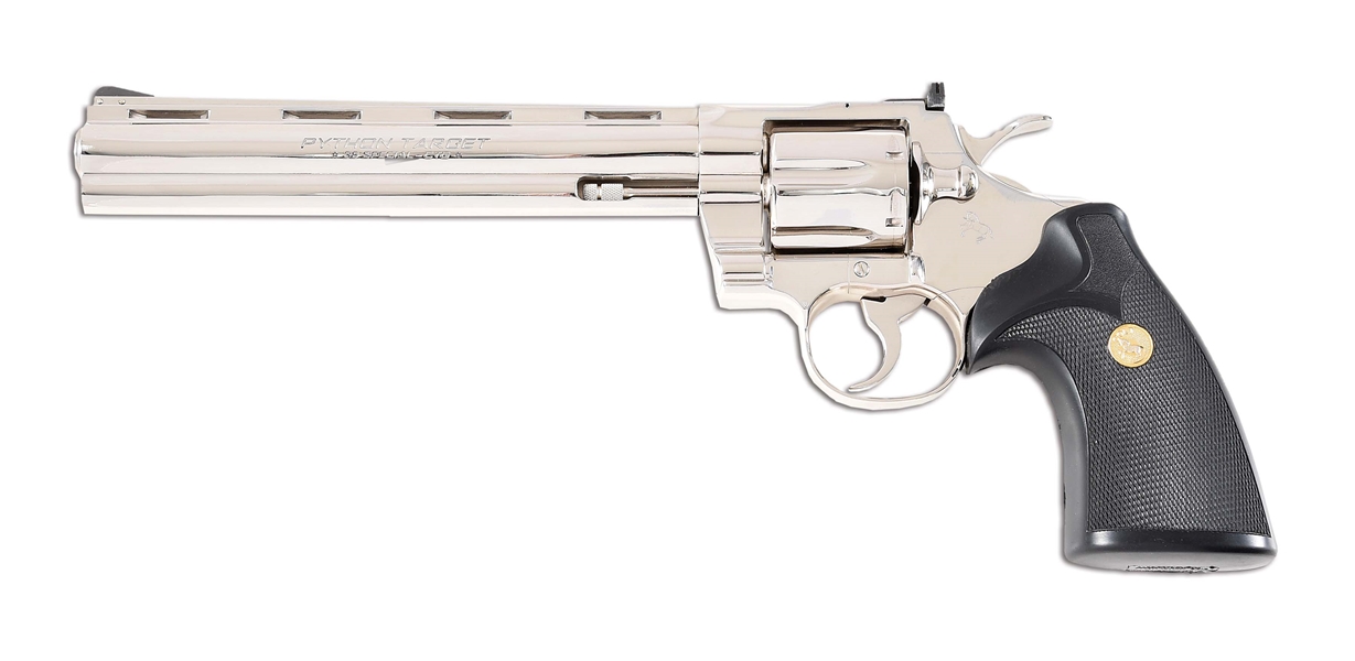 (M) COLT PYTHON TARGET DOUBLE ACTION REVOLVER WITH CASE.