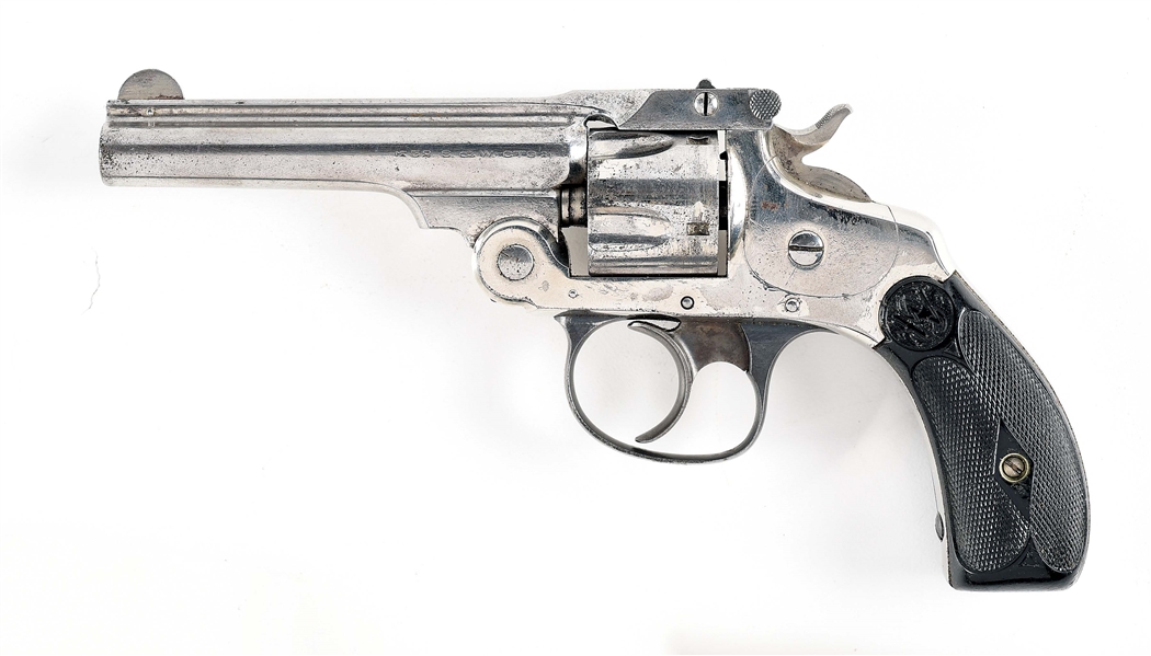 (C) SMITH AND WESSON TOP BREAK DOUBLE ACTION REVOLVER. 