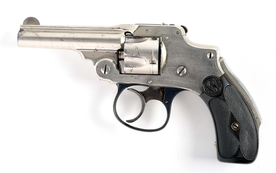 (C) SMITH AND WESSON SAFETY HAMMERLESS DOUBLE ACTION REVOLVER. 