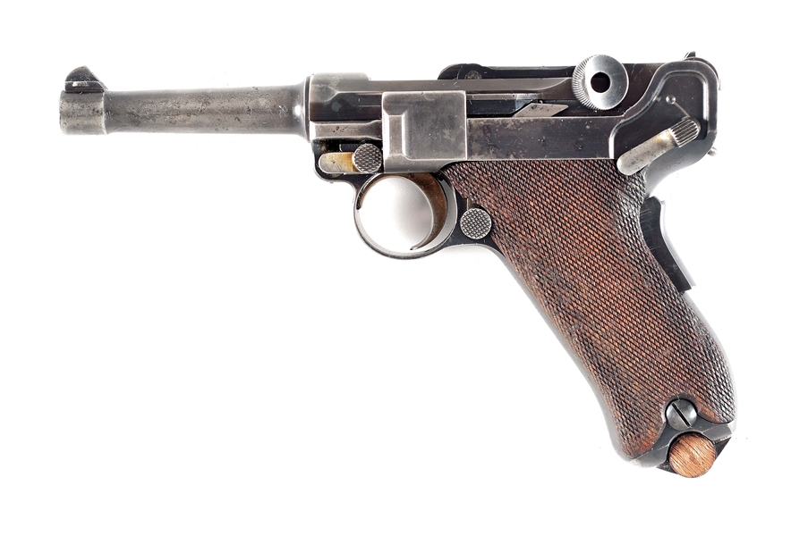 (C) EXCEPTIONALLY SCARCE DWM MODEL 1902 DUTCH 1905 MILITARY TRIALS LUGER SEMI-AUTOMATIC PISTOL.