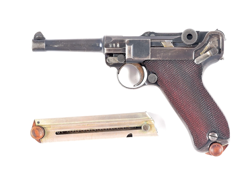 (C) EXTREMELY SCARCE DWM FIRST DELIVERY UNDER CONTRACT TO THE GERMAN MILITARY P.08 LUGER SEMI-AUTOMATIC PISTOL.