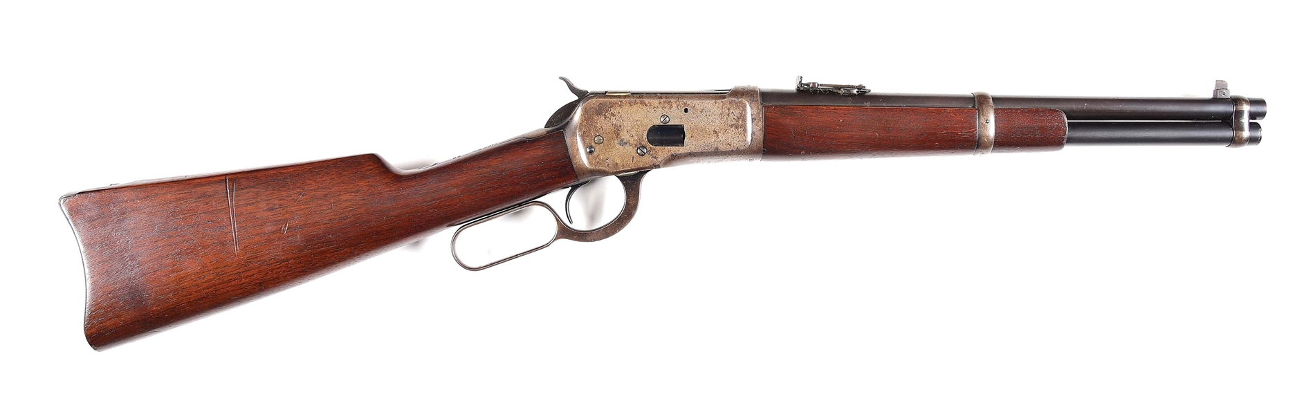 (C) WINCHESTER MODEL 1892 TRAPPER LEVER ACTION CARBINE WITH ATF EXEMPTION LETTER (1920).