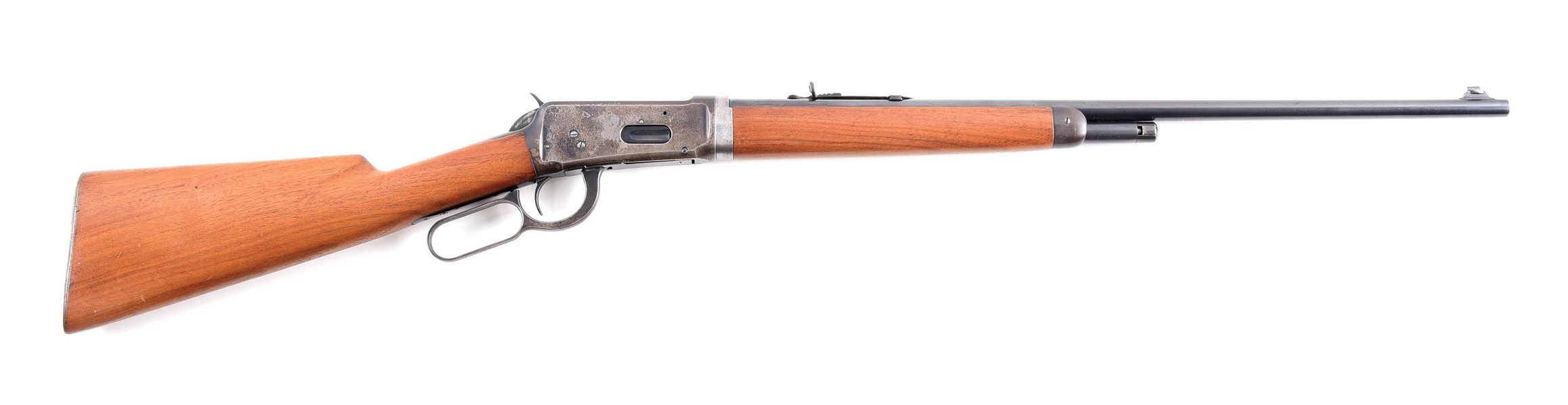 (C) WINCHESTER MODEL 55 TAKEDOWN LEVER ACTION RIFLE.