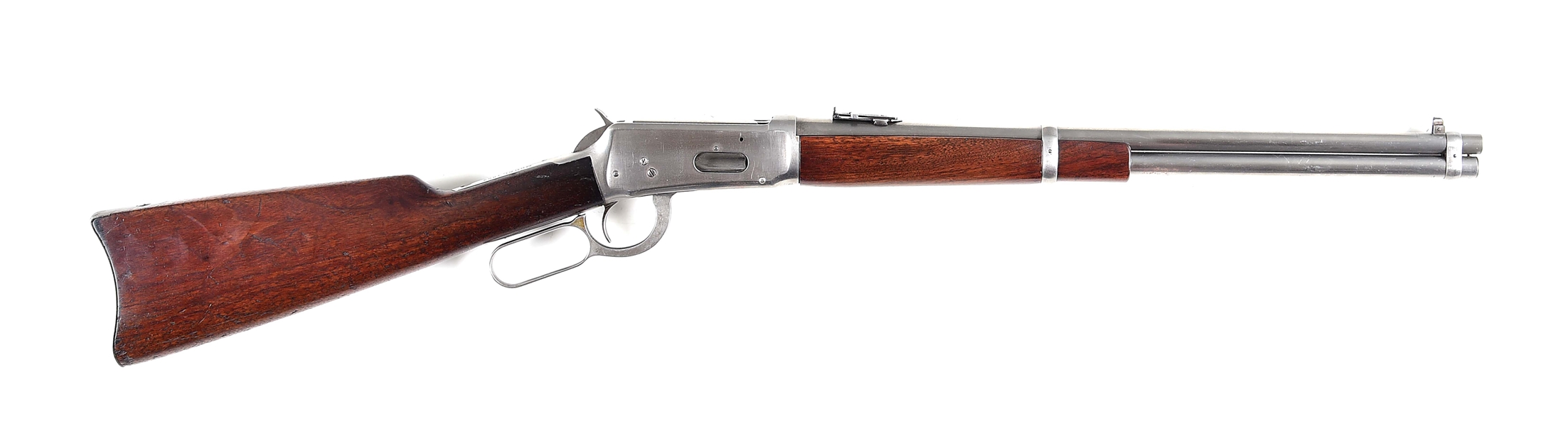 (C) WINCHESTER MODEL 1894 LEVER ACTION SADDLE RING CARBINE (1921).
