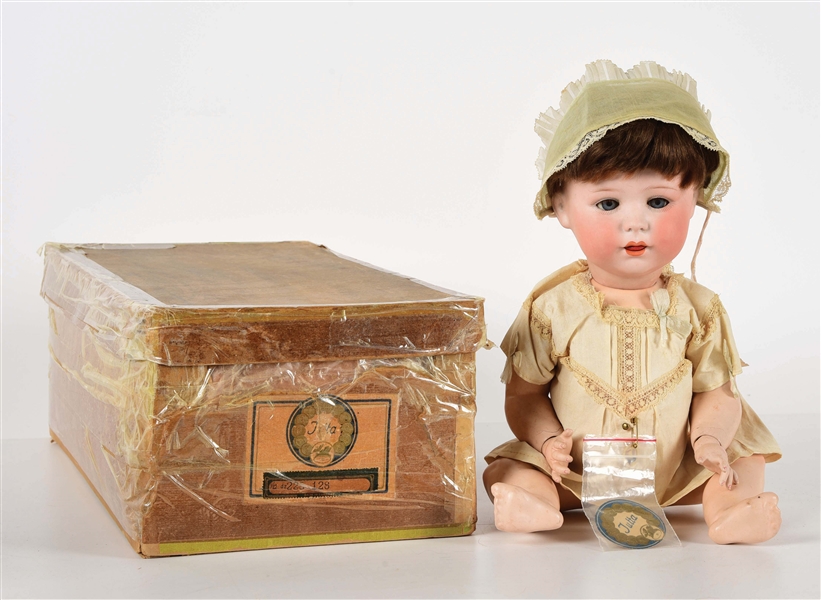 CHARMING GERMAN CHARACTER BABY IN ORIGINAL BOX.