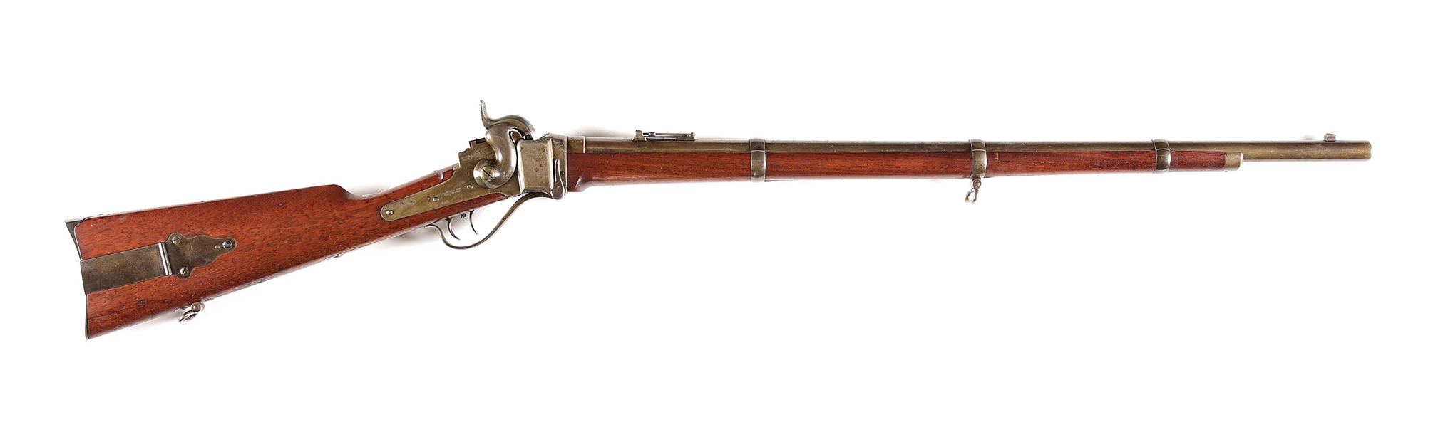 (A) SHARPS MODEL 1859 BERDAN SINGLE SHOT RIFLE.