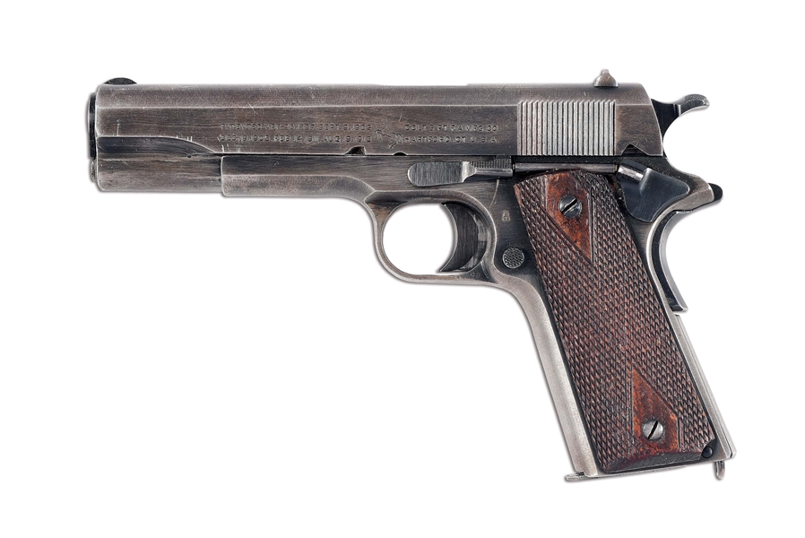 (C) COLT 1911 .45 ACP SEMI-AUTOMATIC PISTOL ASSOCIATED WITH 2 MEDAL OF HONOR RECIPIENTS, JOHN J. MCGINTY AND JOHN WILLIAM FINN, AND ORAL HISTORY TYING IT TO THE USS ARIZONA ON THE DAY OF PEARL HARBOR.