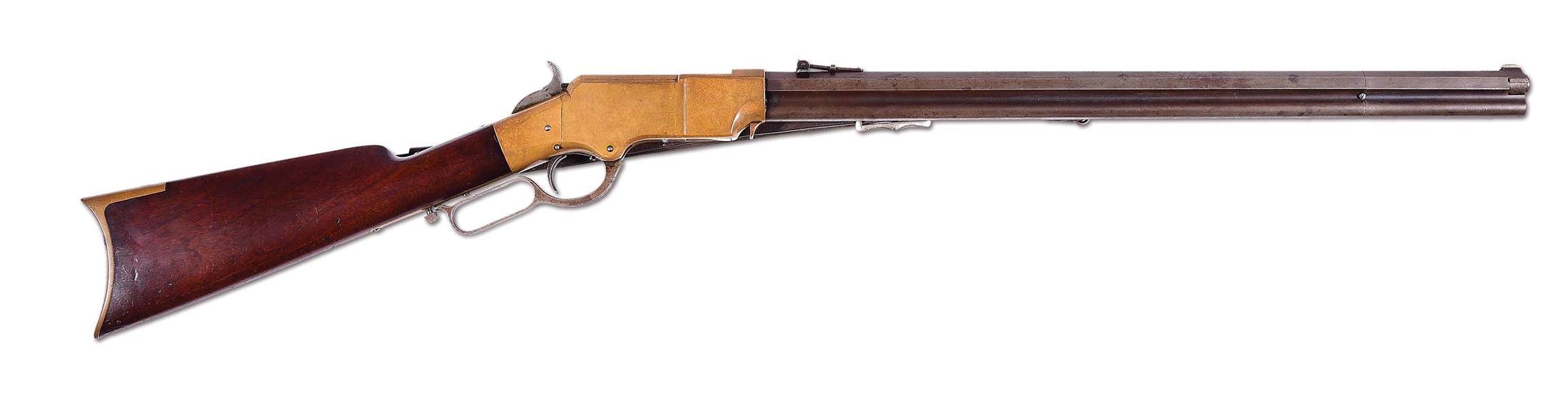 (A) .44 HENRY RIMFIRE 1860 LEVER ACTION RIFLE.