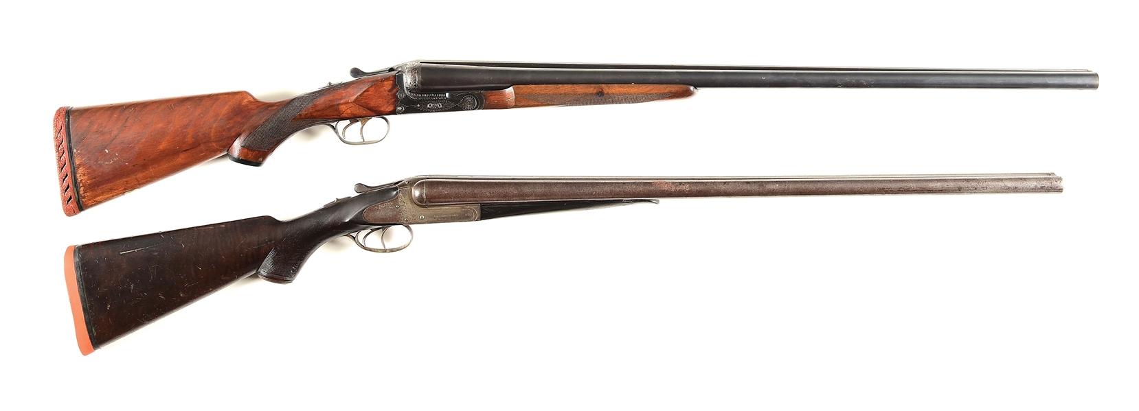 (M) LOT OF 2: MARTIN AMUATEOUL AND THE CONTINENTAL SIDE BY SIDE SHOTGUNS.