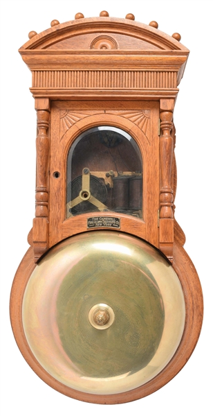 ORNATE GAMEWELL FIRE GONG.