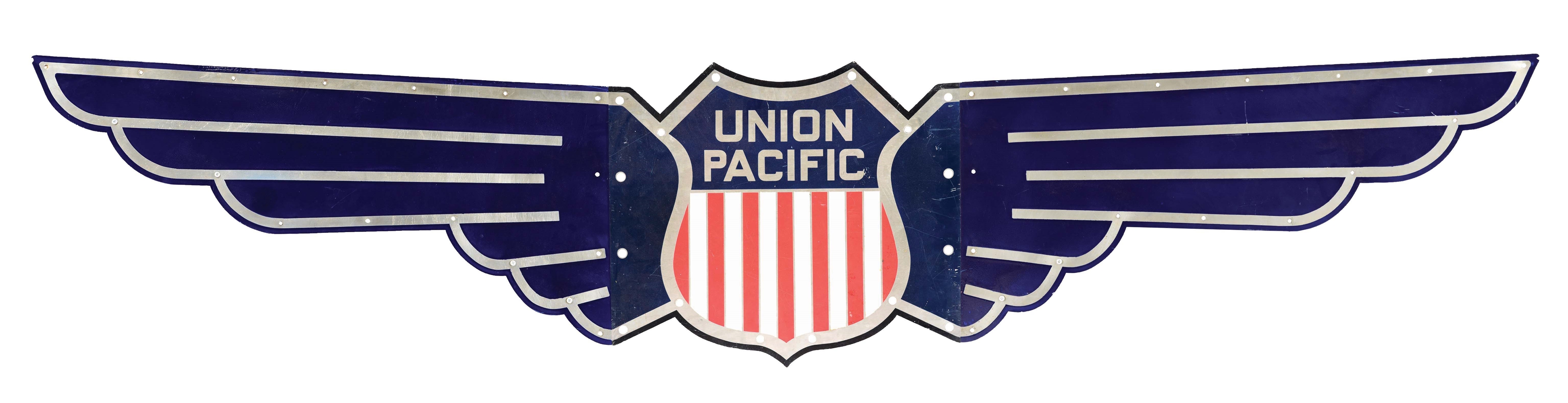 UNION PACIFIC RAILROAD STAINLESS "WINGS".