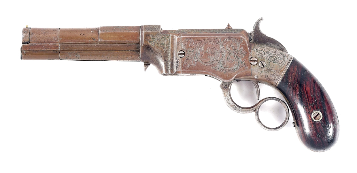 (A) THE SMALL-FRAME SMITH & WESSON / VOLCANIC REPEATING ARMS PISTOL 