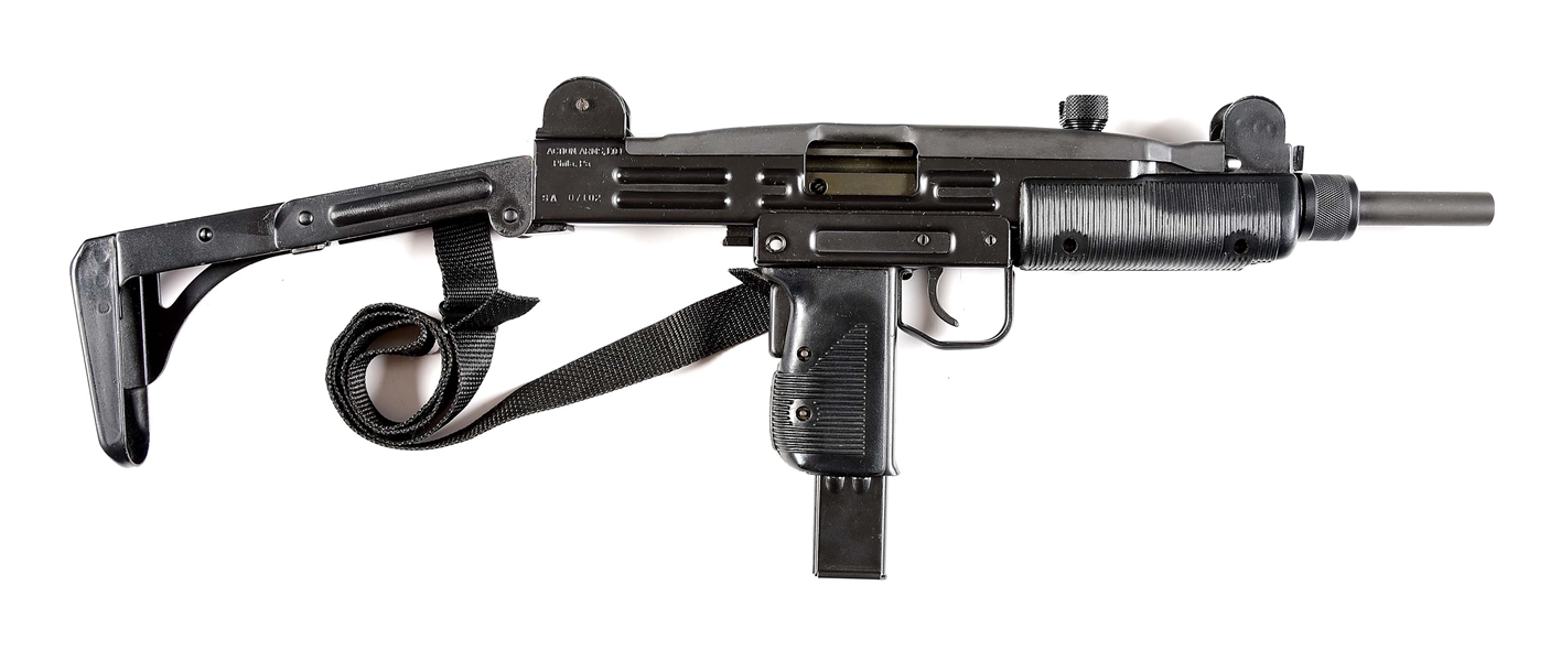 (N) ACTION ARMS / IMI UZI MODEL A HOST GUN WITH GROUP INDUSTRIES AUTO BOLT MACHINE GUN (FULLY TRANSFERABLE).